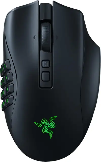 Razer Naga V2 Pro Wireless Gaming Mouse | Open Box | MMO | RGB, View more