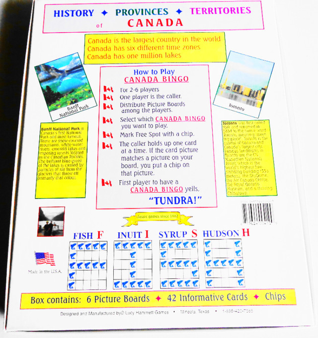 LIKE NEW ! CANADA BINGO #4107 FAMILY GAME 3 TO ADULT in Arts & Collectibles in Guelph - Image 3