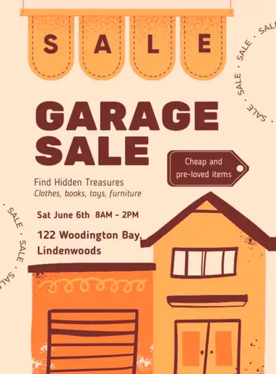 Community Garage sales in LindenWoods!, View more