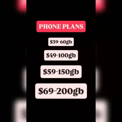 Phone plans @ Back to School, View more