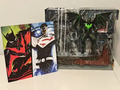 Collect your favourite DC Collectibles! Up for grabs is a sealed McFarlane Toys DC Multiverse Batman...