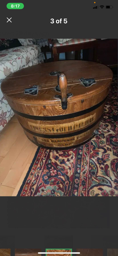 Lovely mahogany Empire style vanity 175. Antique primitive pine lamp table 250. Antique walnut Dunca...