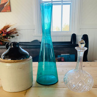 Home Decor Pieces. Jug, Decanter & Vase.