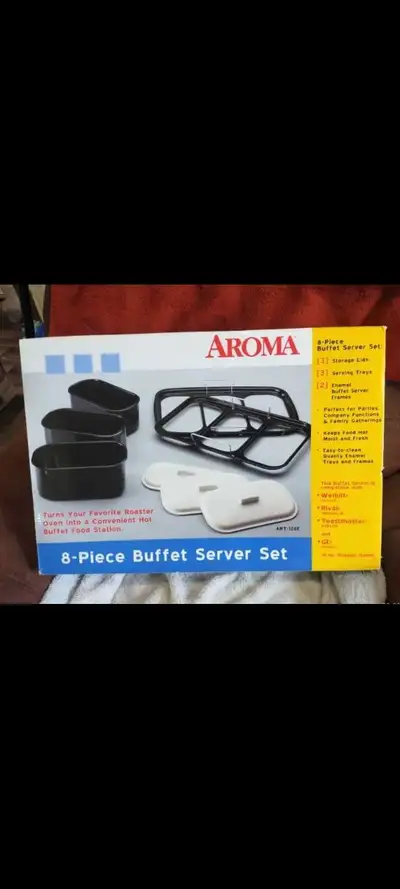 8-Piece Buffet Server Set!  New in Box. $15obo, View more
