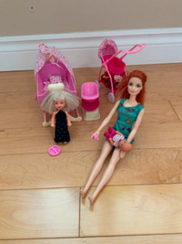 Barbies et accessoires