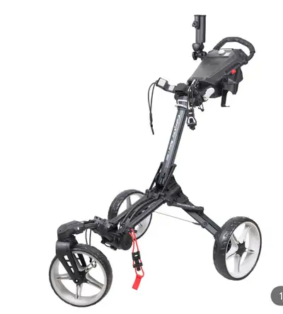 Caddytek 3 Wheel Golf Push Cart With Swivel Front Wheel, View more