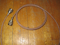 Thermax RG-142 Teflon RF coax cable or Lcom N to SMA
