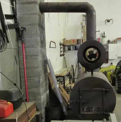 Large wood burning unit, View more