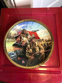Collectors Plate We Stand On Guard David Craig Canada Remembers