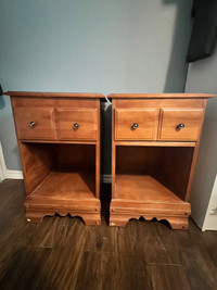 Two nightstands 