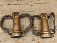 2 Vintage “Buckeye” Brass Fire Nozzles $300 For Both