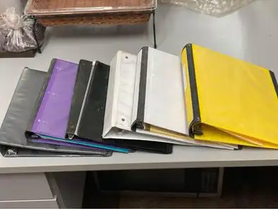 Binders - so many to choose from $2 each Pick up Callander
