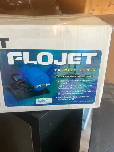 FloJet 2840 series water pressure system. Brand new in box, never used. Compare specs to make sure i...