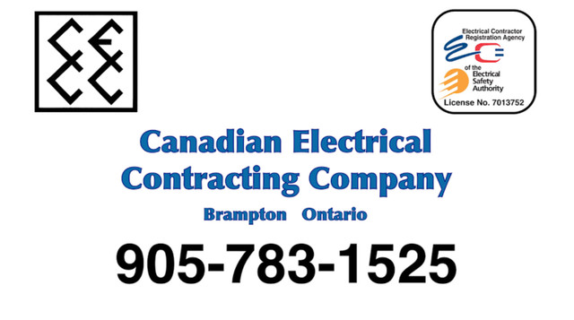 Master Electrician for all your electrical work call 9057831525 - Mississauga / Peel Region in Electrician in Mississauga / Peel Region - Image 3