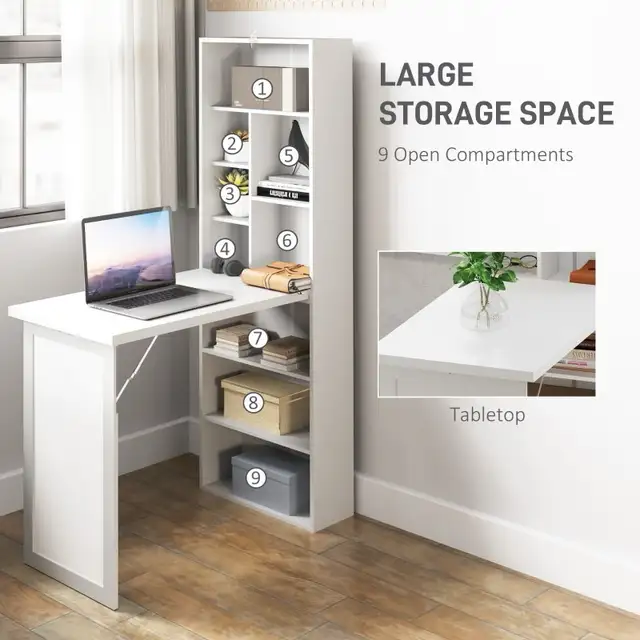 Wall mount Fold-out Convertible Office Desk  in Desks in Markham / York Region - Image 6