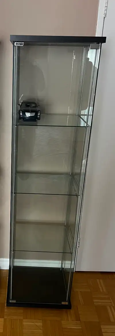Detolf Glass shelves cabinet from Ikea, View more
