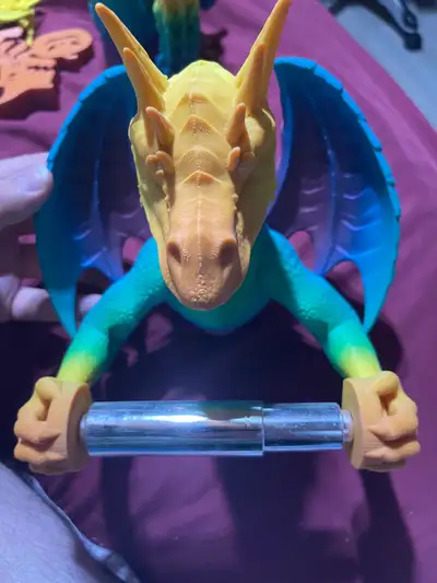 dragon toilet paper holder new, View more