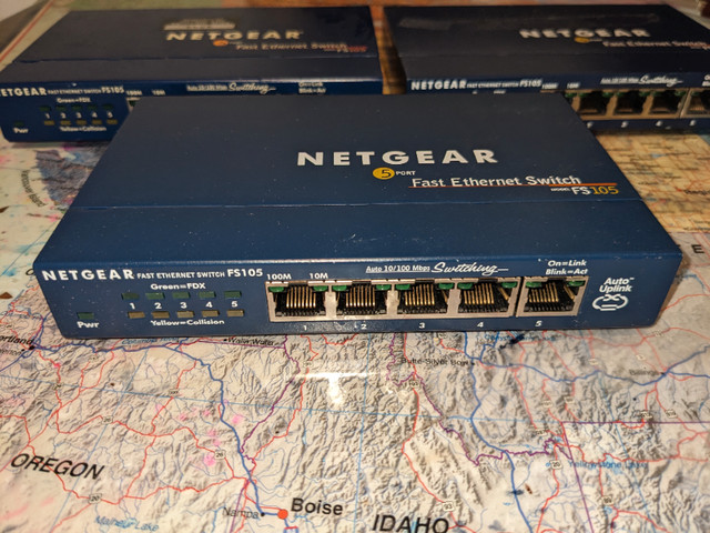 Netgear 5 Port FS105 Fast Ethernet Switch, Network Switch in Networking in Mississauga / Peel Region - Image 2