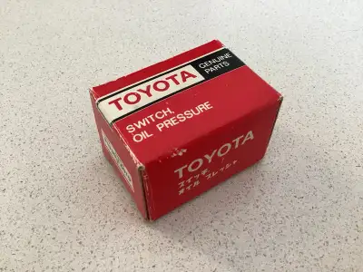Original Toyota oil pressure switch. New. Original box and instruction. Part #83530-14010. NLA. Fits...