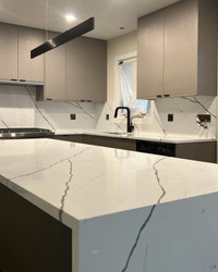 Premium Quartz Countertop, Kitchen Backsplash, Cabinets For Sale