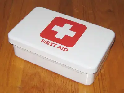 Metal first aid case, View more