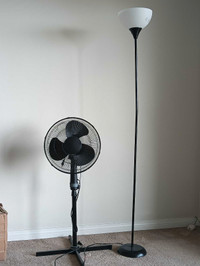 Urgent sale fan and lamp 