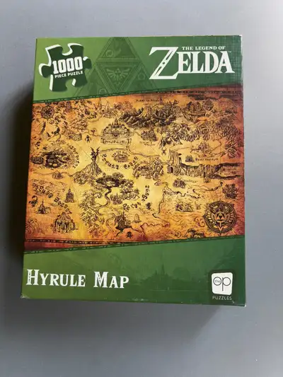 Hyrule Map TLOZ 1000 piece puzzle, View more