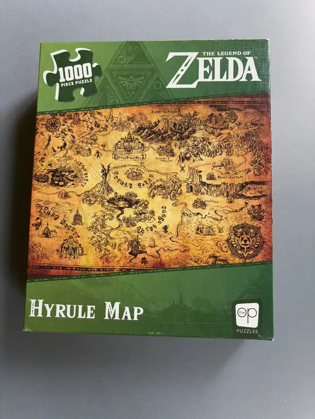 Hyrule Map TLOZ 1000 piece puzzle