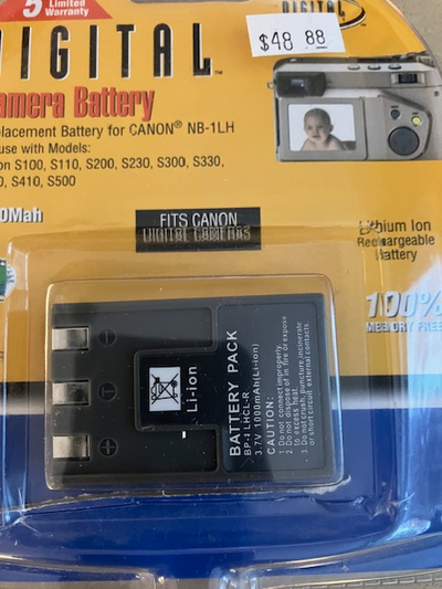 Canon NB-1LH Camera Battery, View more
