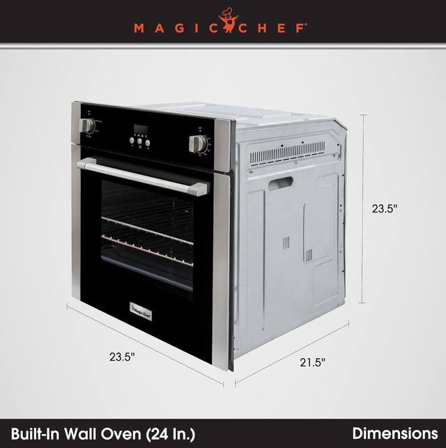 magic chef 24 inch built-in wall oven dans Cuisinières, fours et fourneaux  à Ville de Montréal - Image 3