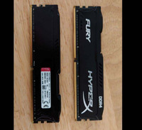 16 ou 32 GB RAM Kingston HyperX Fury