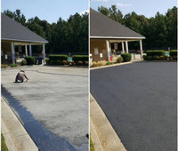 Driveway seal coating book now!