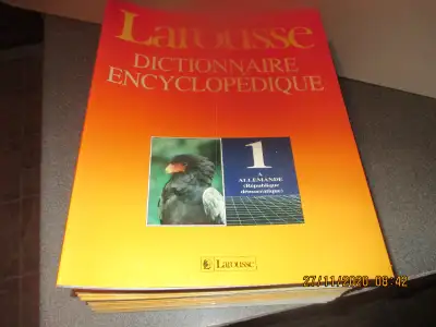 24 larousse dictionnaire encyclopédique prix25$, View more