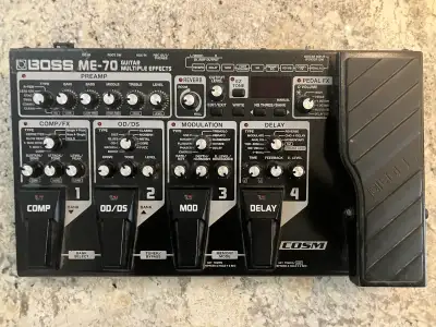 BOSS ME-70 GUITAR MULTIPLE EFFECTS, View more