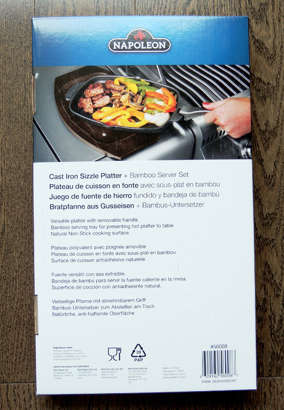 Napoleon Grills 56008 Commercial Cast Iron Sizzle Platter dans Vaisselle et articles de cuisine  à Ville de Toronto - Image 3