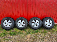 All terrain, 4 season tires and rims for sale