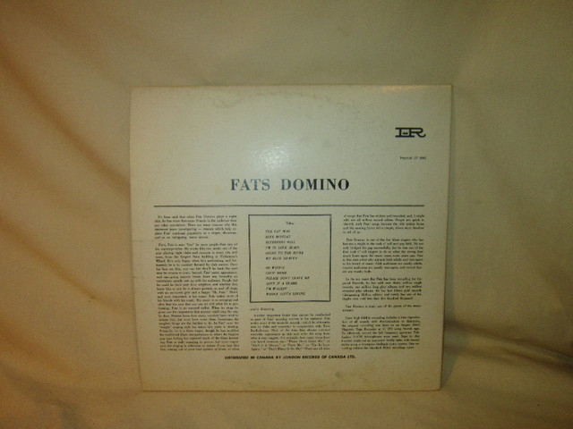Fats Domino Swings ~ Vinyl Record Album in CDs, DVDs & Blu-ray in Winnipeg - Image 3