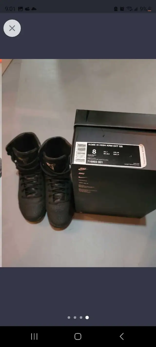 Kobe 9 basketball shoes in Basketball in Calgary - Image 2