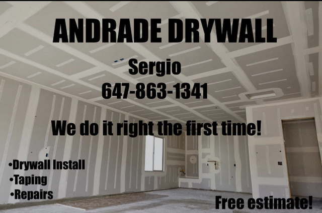Drywall-taping in Other in Barrie