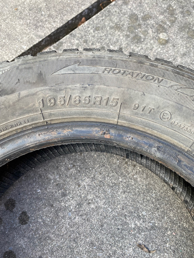 Winter tires 195/65r15 in Tires & Rims in Kingston - Image 3