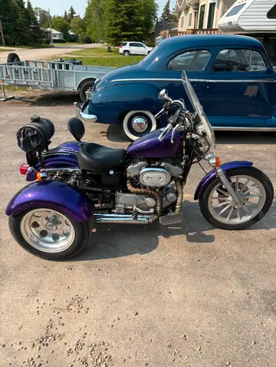 1997 Harley Sportster Trike 883 upgraded to 1200 Screaming Eagle Trike kit professionally installed...