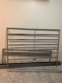 Queen metal bed frame