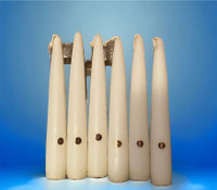 Partylite 6” Ivory Dinner Tapers