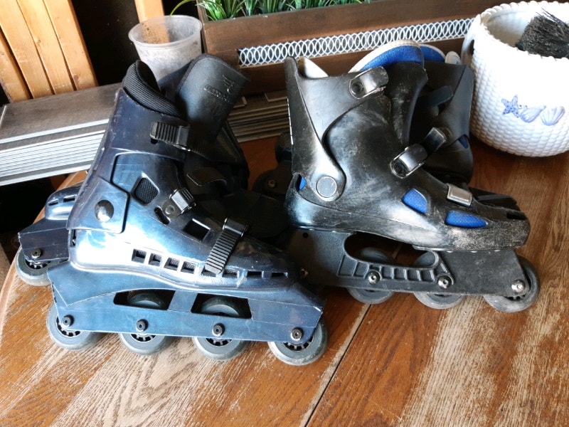 2 pair inline skates Skates & Blades Oshawa / Durham Region Kijiji