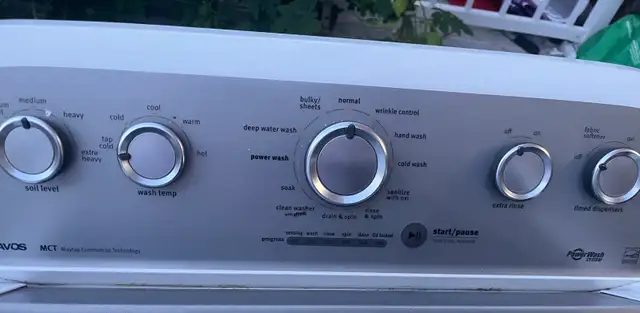 Maytag topload washing machine 563811941477918722