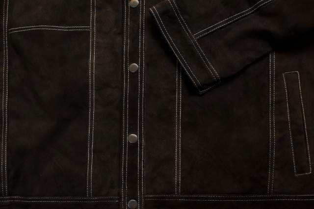 Premium Suede Leather Jacket in Men's in Oakville / Halton Region - Image 2