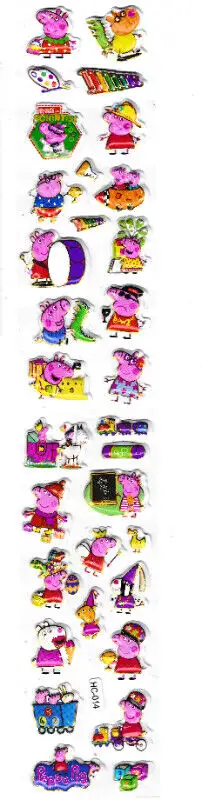 PEPPA PIG  3D puffy Stickers in Arts & Collectibles in City of Toronto - Image 5