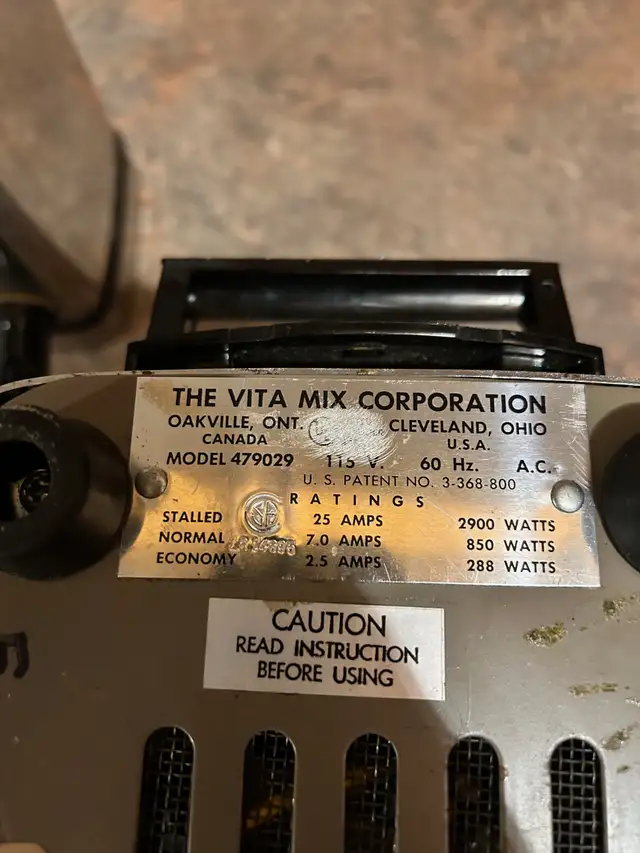 Vintage Vitamix 360 Blender in Processors, Blenders & Juicers in Oshawa / Durham Region - Image 4