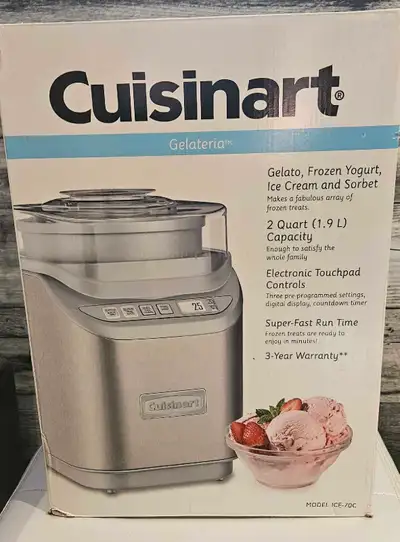 *** Cuisinart Ice Cream Maker Machine, 2-Quart ***, View more