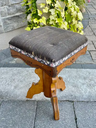 Antique Rustic Piano Stool (Circa 1930s), View more